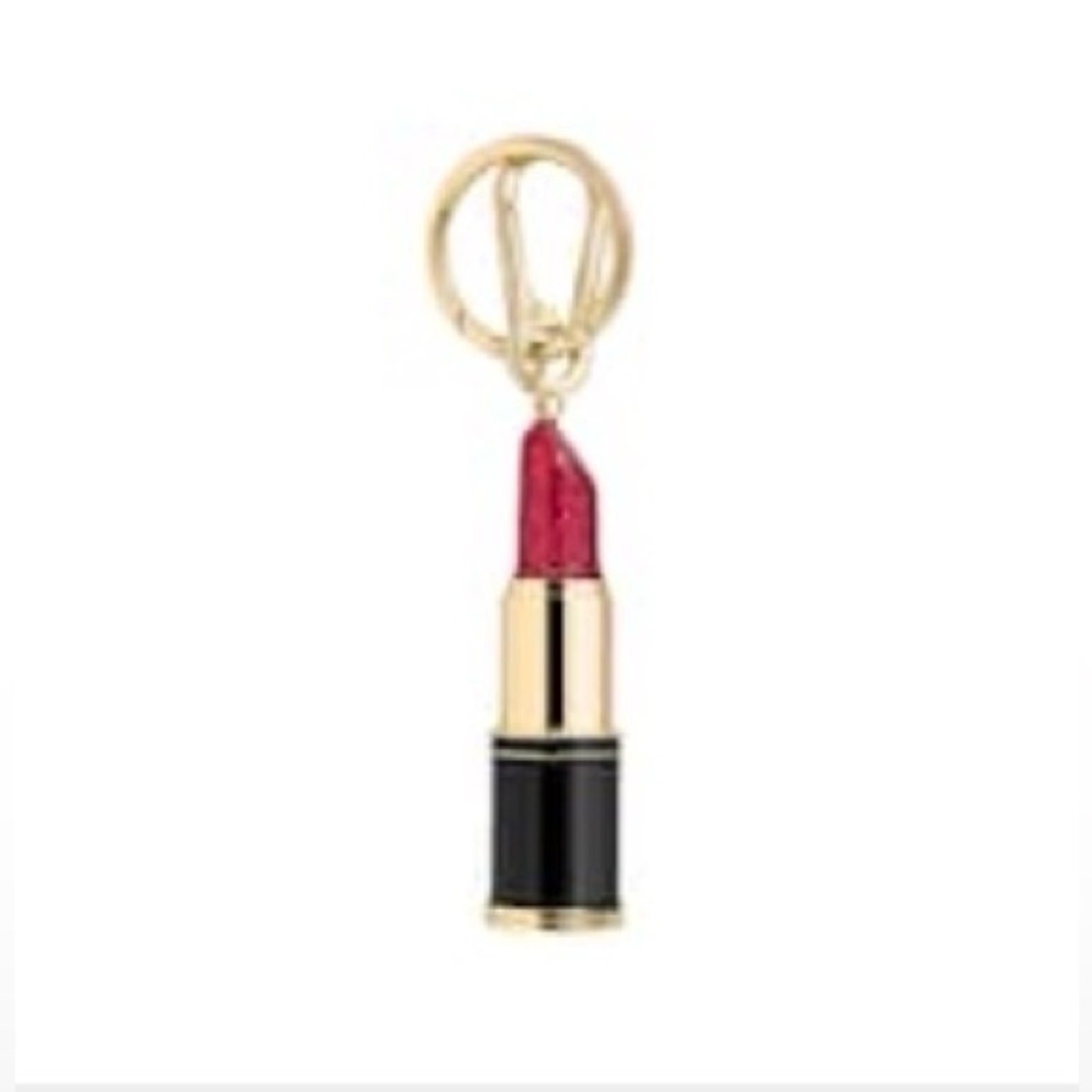 Sephora Red Lipstick Pendant Bag Charm - Keyring